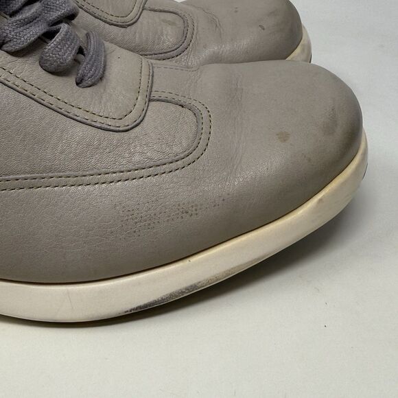 Cole Haan Air Conner Shoes Mens 11 M Gray Leather Casual Comfort Sneakers - Picture 4 of 16